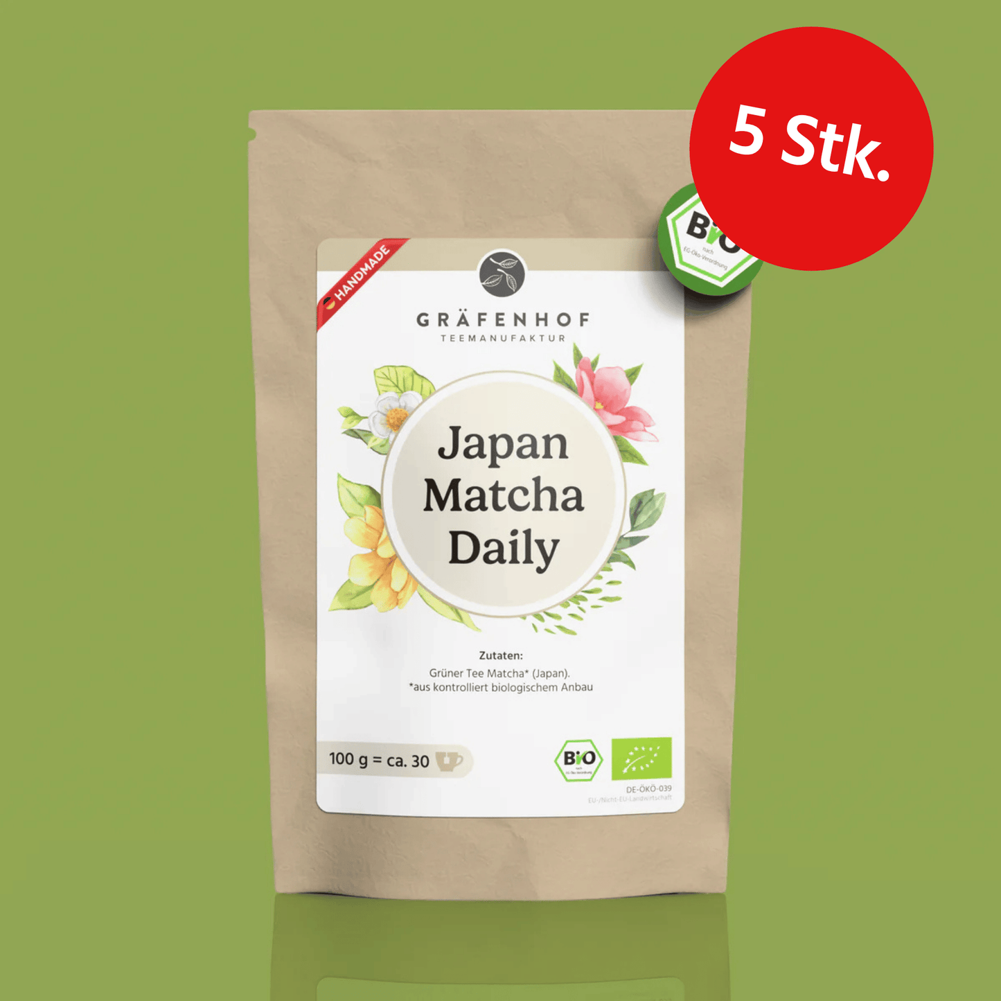 BIO Japan Matcha Daily - 5 Stk. x 100g