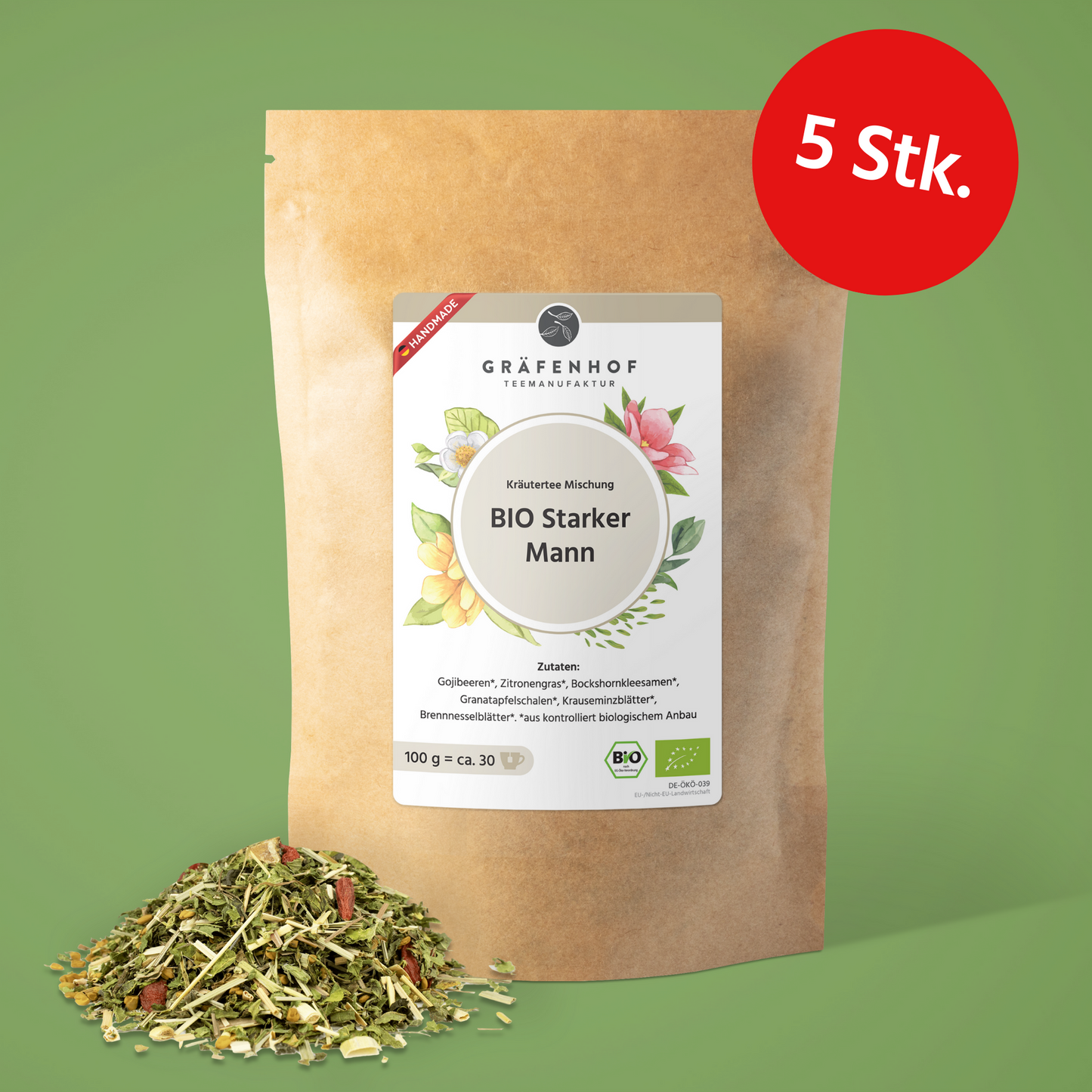 BIO Starker Mann - 5 Stk. x 100g