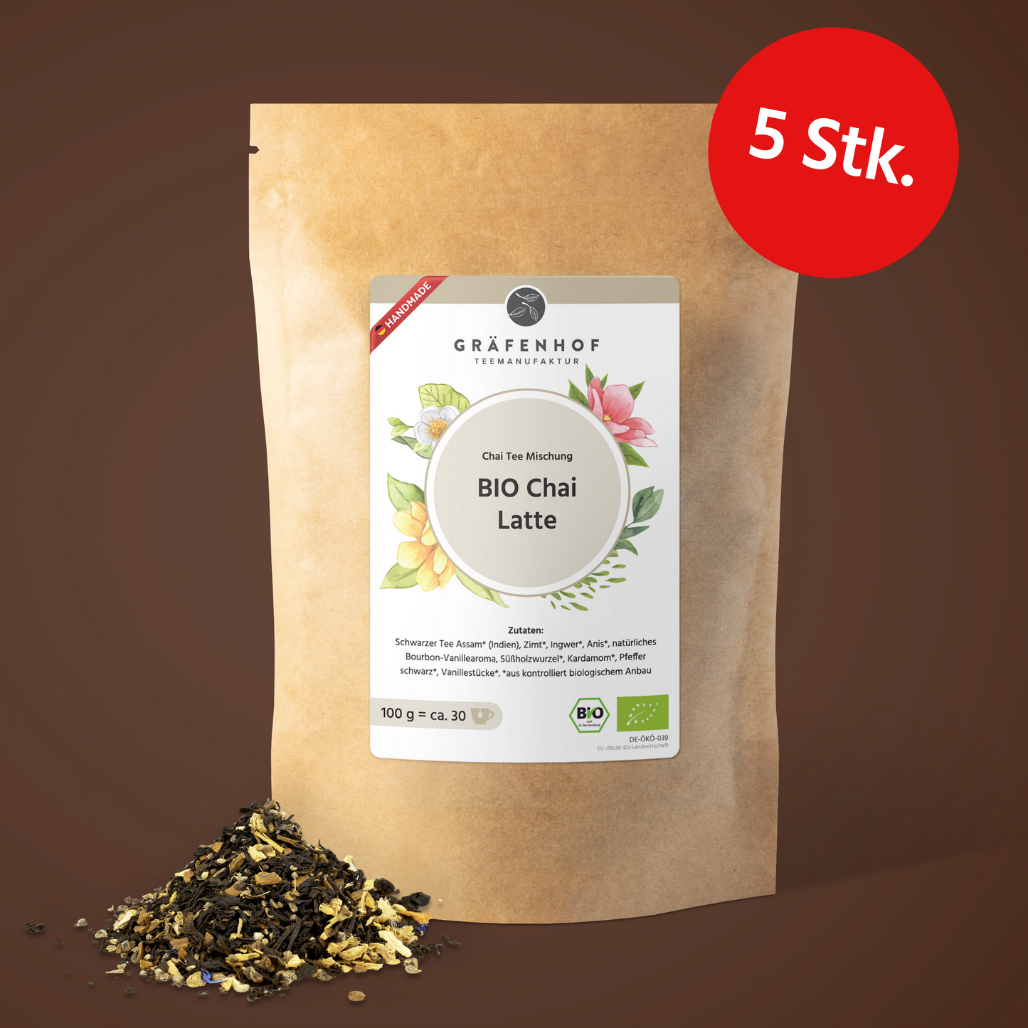 BIO Chai Latte - 5 Stk. x 100g