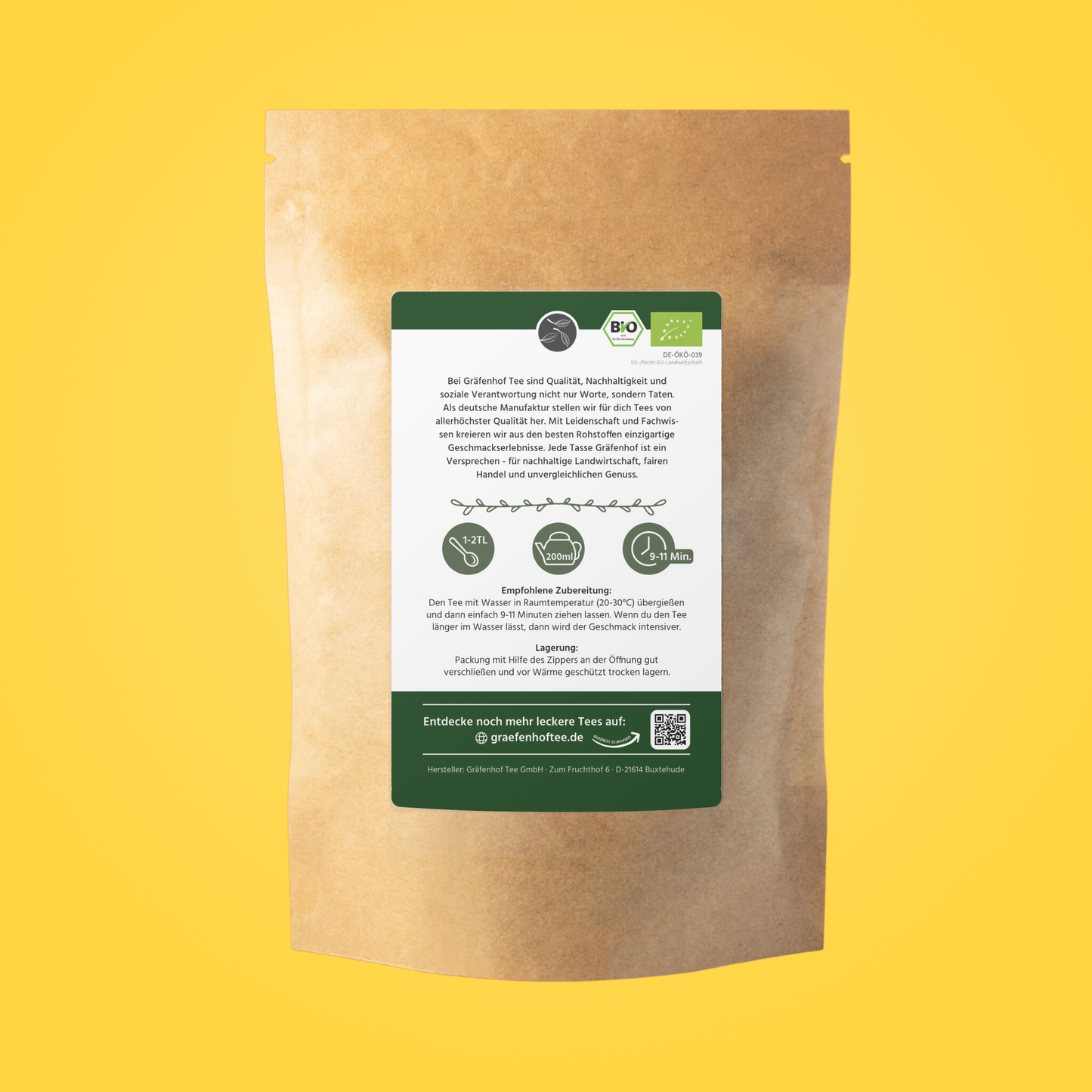 ORGANIC Iced Tea Lemon (Cold Brew) – 5 pcs.