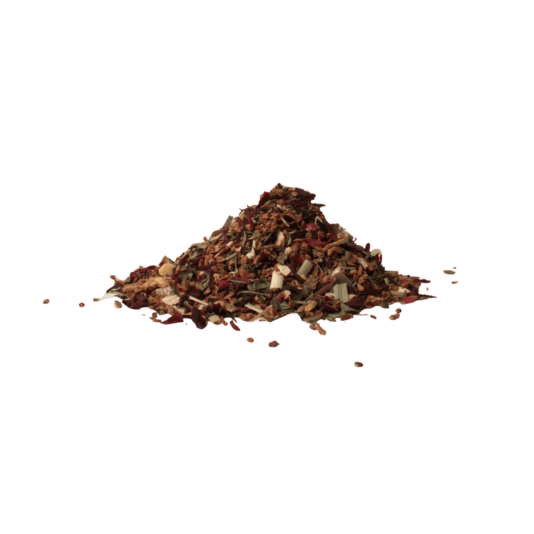 Organic Raspberry-Mint Iced Tea (Cold Brew)