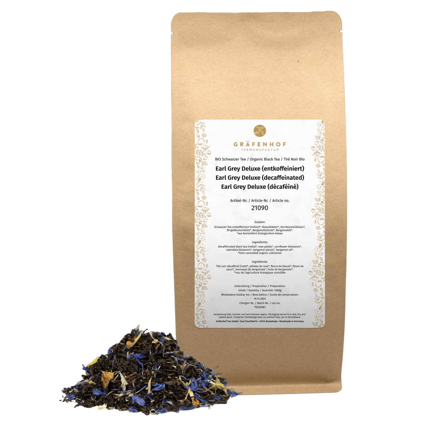 ORGANIC Earl Grey Deluxe (decaffeinated)