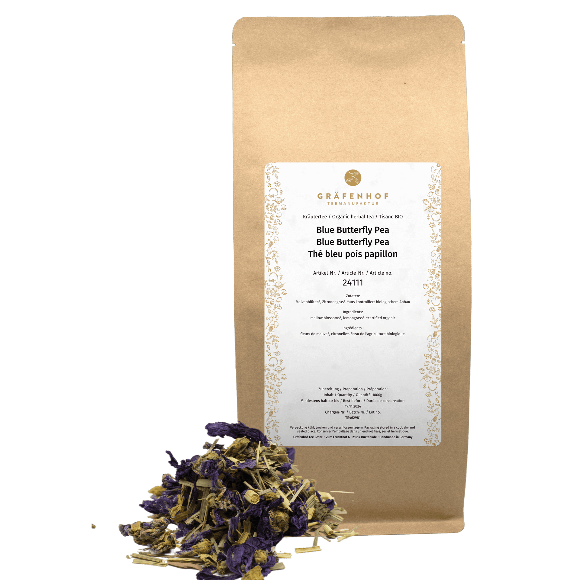 YUVA SOUL Butterfly Pea Flower//Blue Pea Flower Tea//Whole Leaf//Caffeine  Free// 35 Grams (50 Cups) : : Grocery & Gourmet Foods