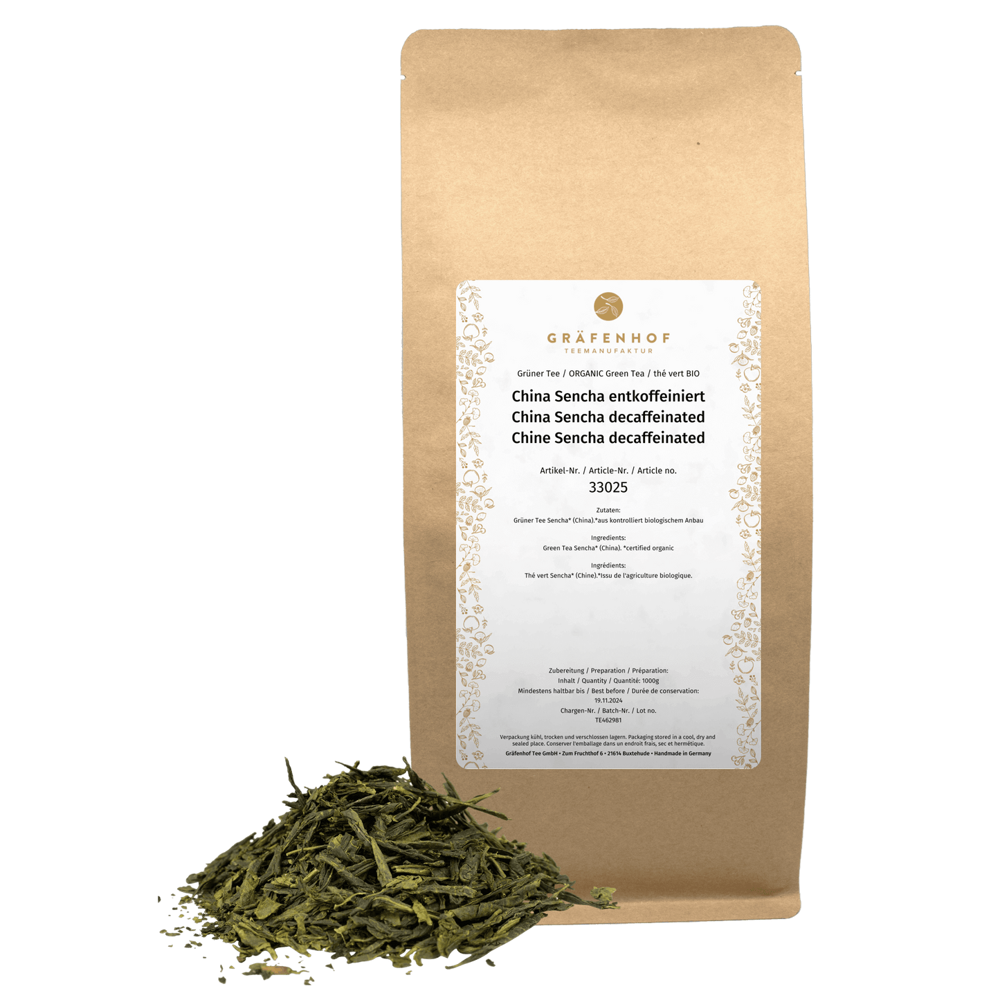 China Sencha, decaffeinated