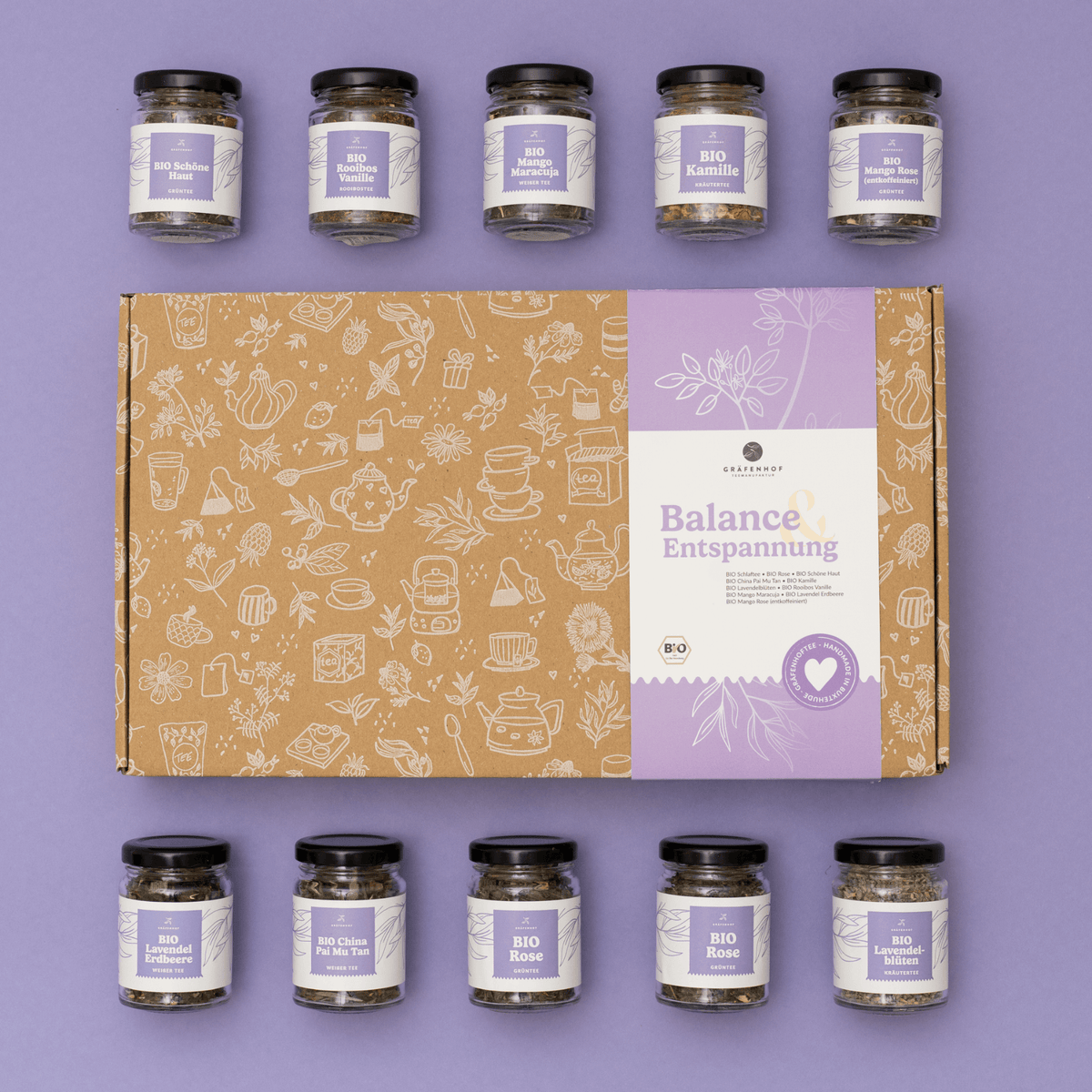 BIO Tee Balance- & Entspannungsbox, Tee Set