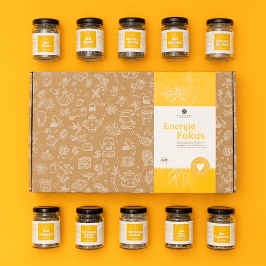 Organic Energy & Focus Box, Tea Set