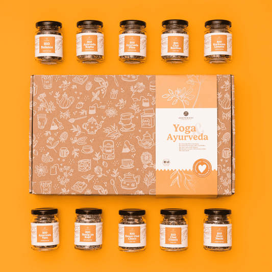 Yoga & Ayurveda Gift Box, Tea Set
