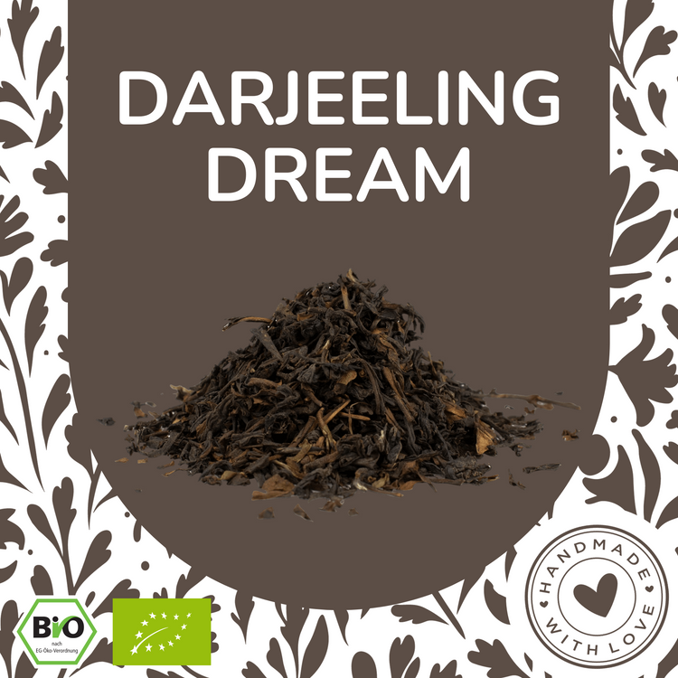 Darjeeling Dream Tee, Pyramidenbeutel mit Sachet
